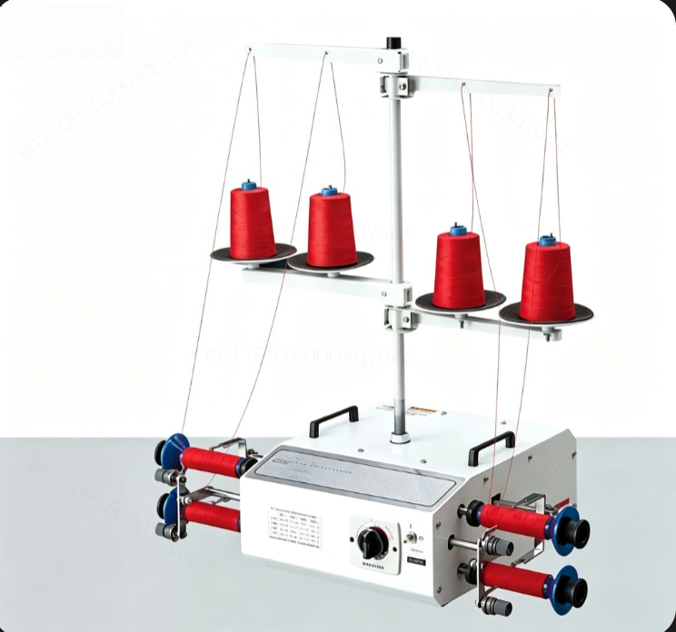 Sewing Thread In Textile - 4 spoelen automatische draadverdeler-opwikkelmachine voor het