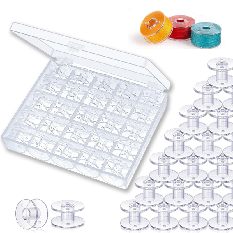 Bobbin Organizer Box - 25 stks Thuis Naaimachine Bodem Draad