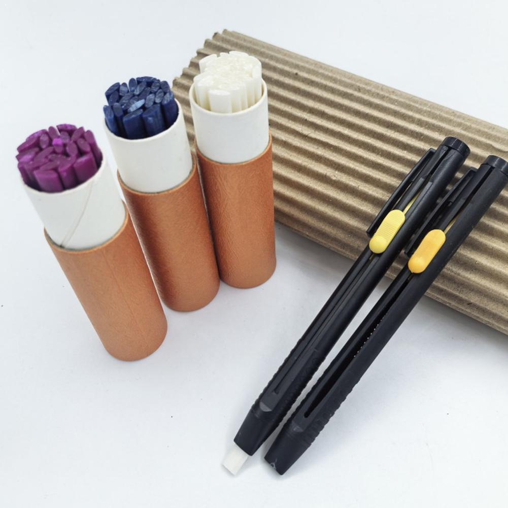 Fabric Marking Pen - Naaimakers Onzichtbare Krijtpotloodset Verstelbare Stofmarkeringspen Uitwisbare