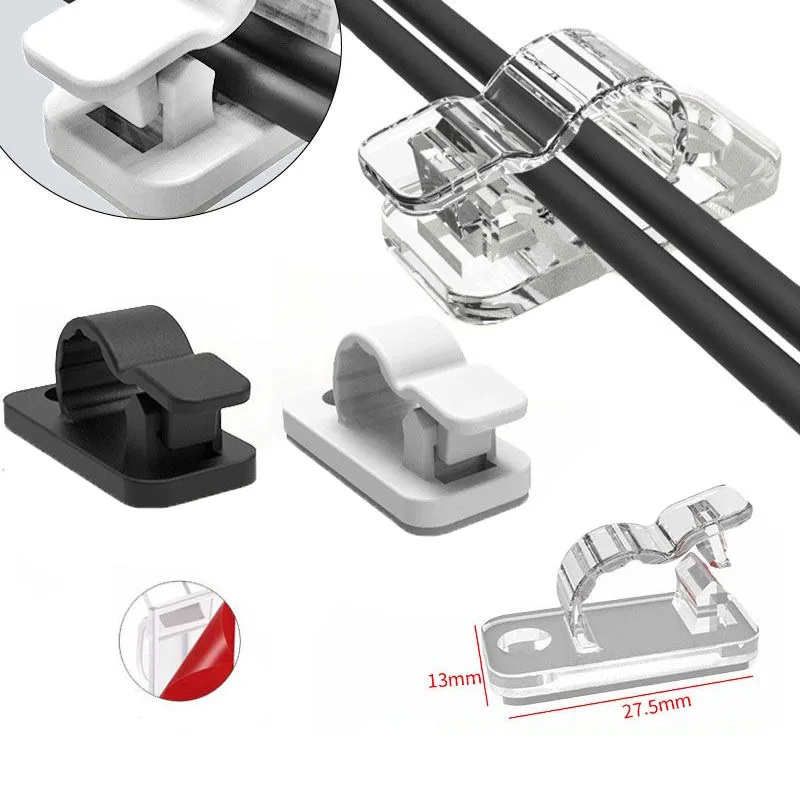 Bobbin Organizer Box - 10/50PCS Kabel Organizer Clips Kabelmanagement Draadmanager