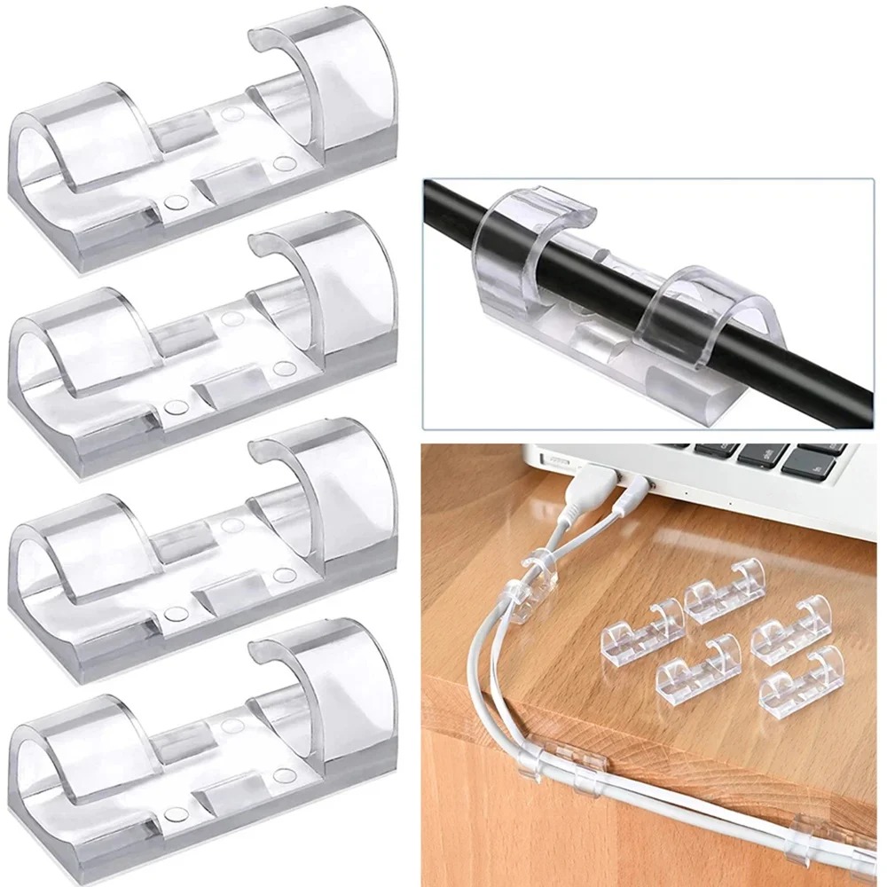Bobbin Organizer Box - 20/40PCS Kabelorganizer Clips Kabelmanagement Draadmanager Snoerhouder