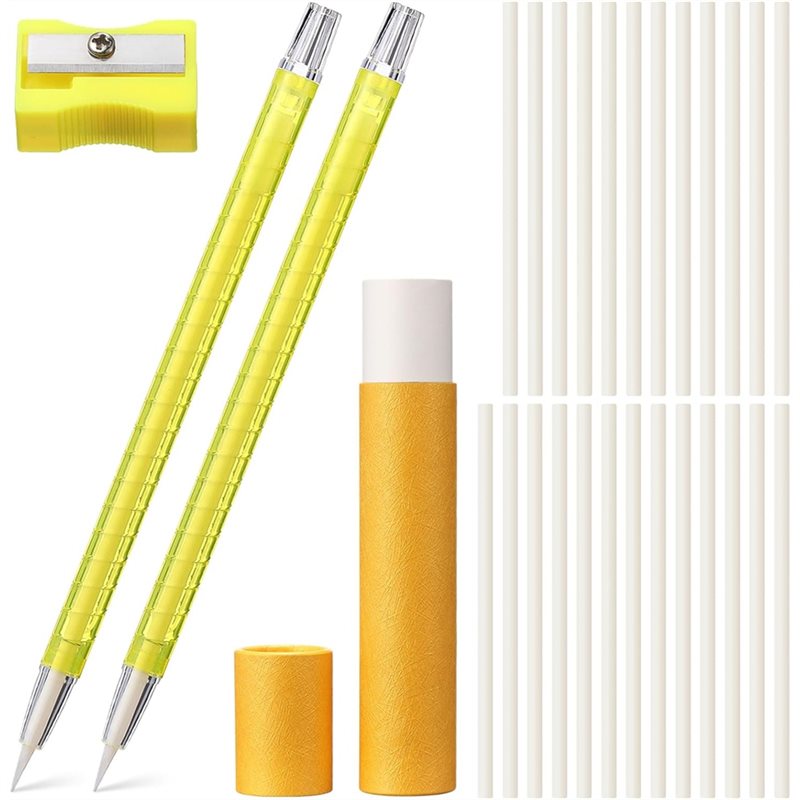 Fabric Marking Pen - Witte navulbare textielmarkers en naaistift, navulbare