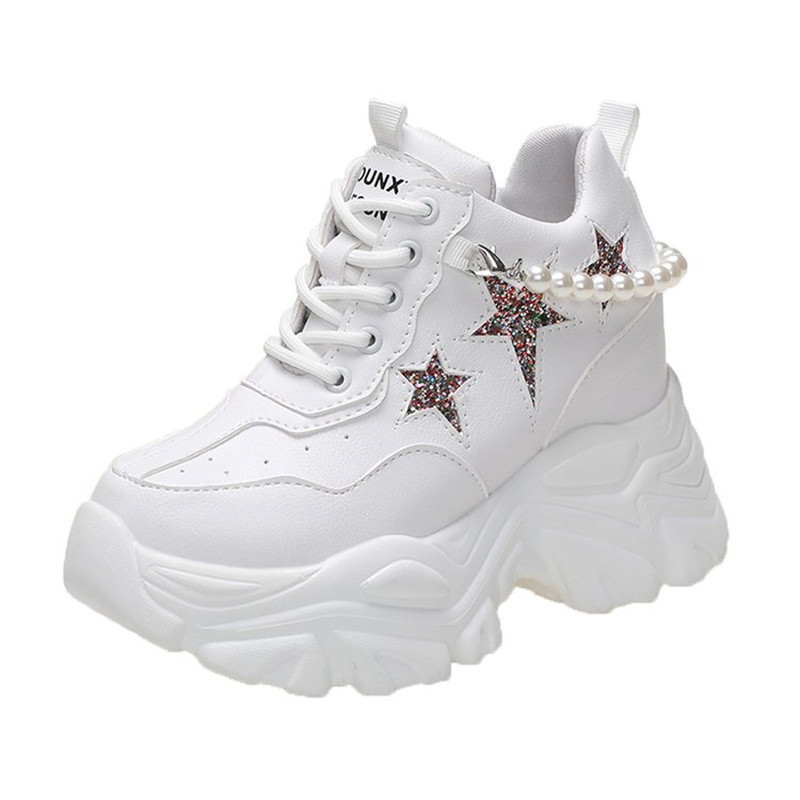 Sewing Cloth - Hoge Kwaliteit Hoge Platform Schoenen Vrouw