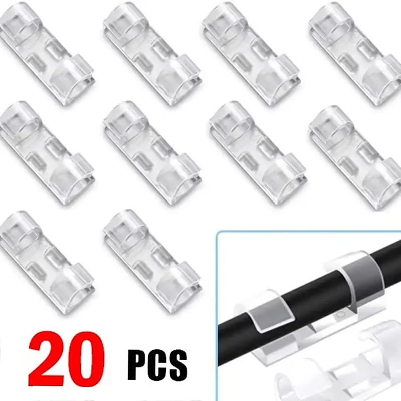 Bobbin Organizer Box - 16/20 Stuks Kabel Organizer Clips Kabelmanagement