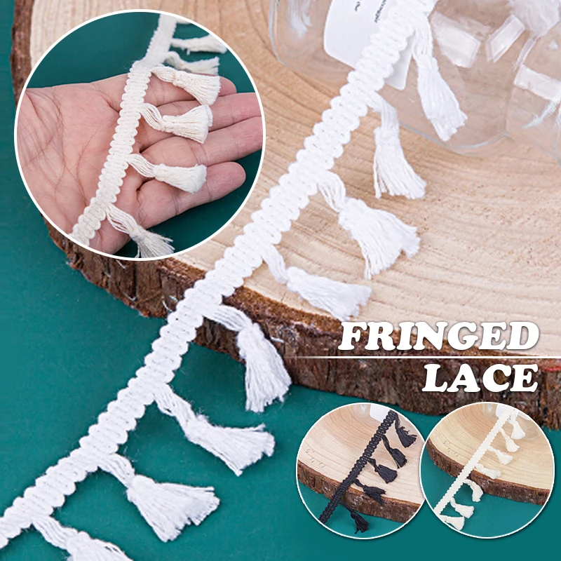 10 meter katoenen draad franje - Sewing Thread In Textile recensie en prijs