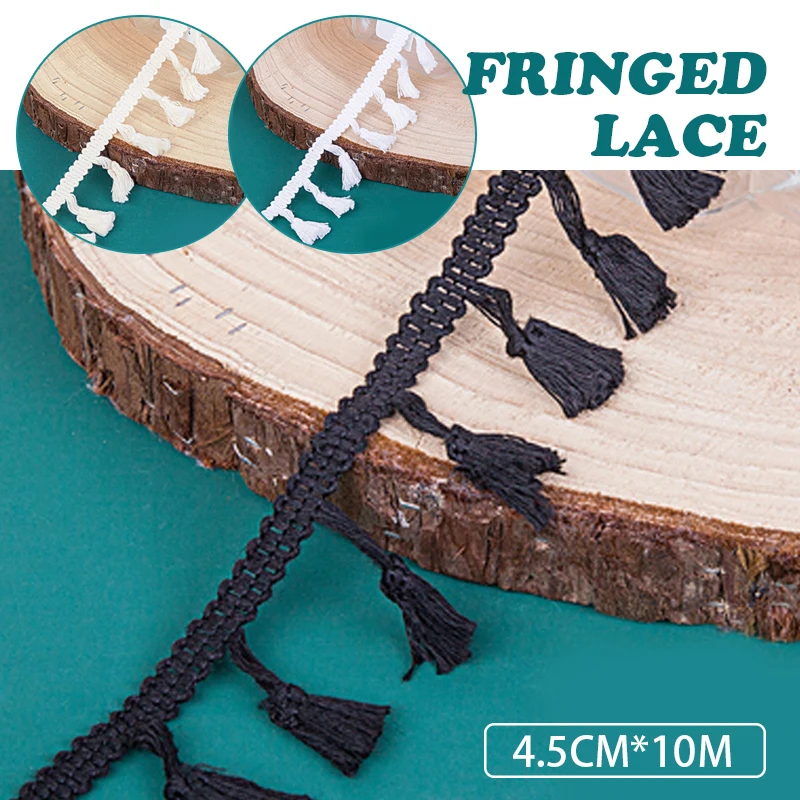 10 meter katoenen draad franje - Sewing Thread In Textile recensie en prijs