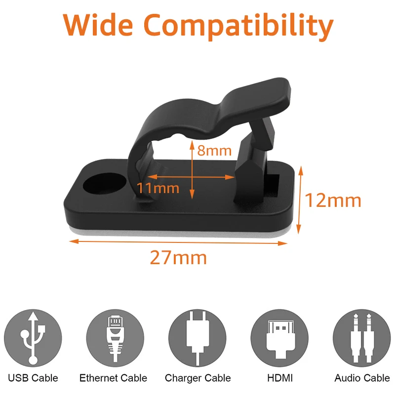 10/50PCS Kabel Organizer Clips - Bobbin Organizer Box recensie en prijs