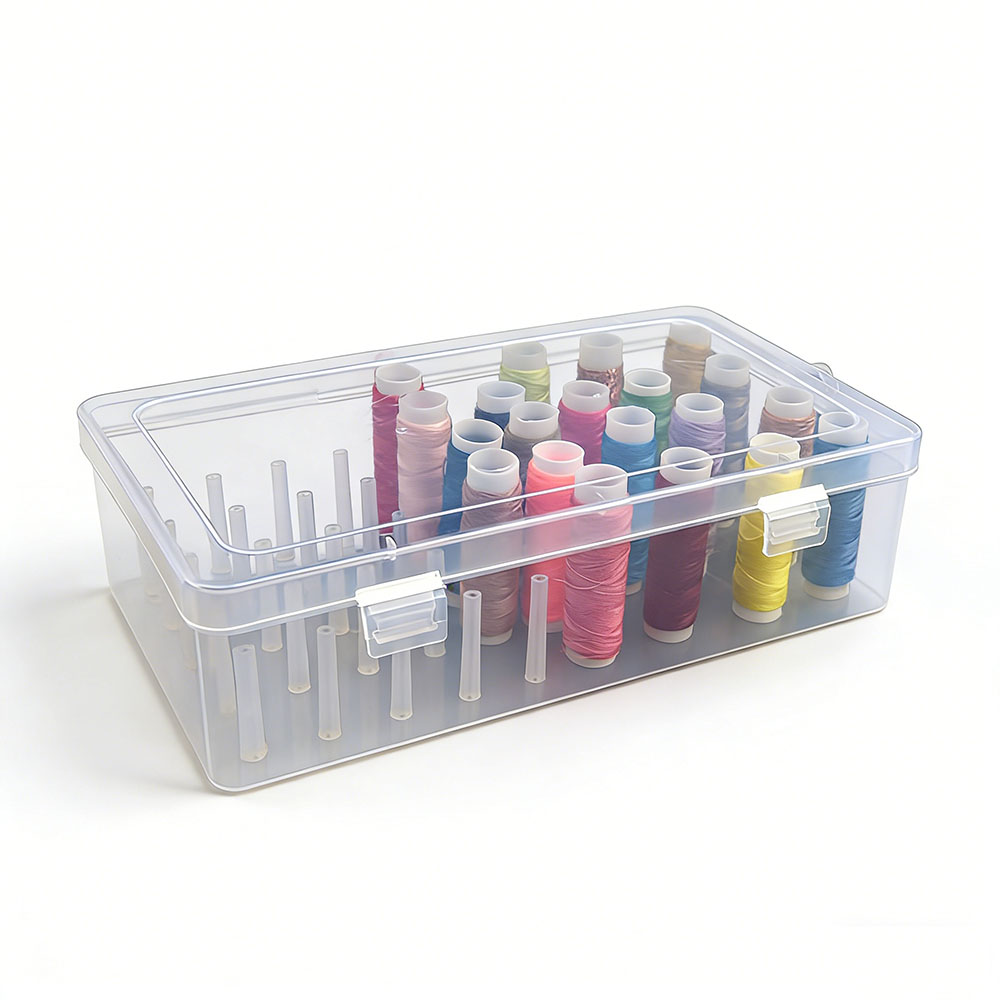 Nieuwe naaigarenkist, opbergdo - Bobbin Organizer Box recensie en prijs