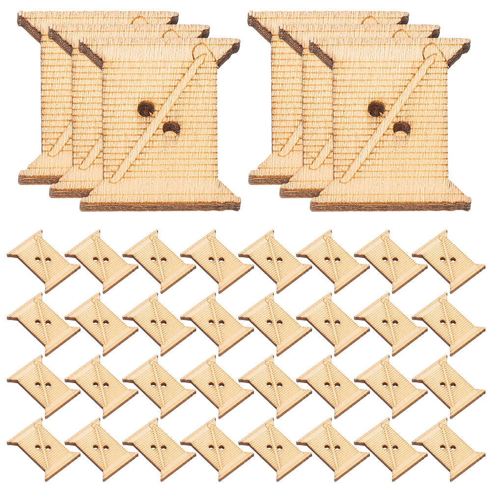 100 stuks houten borduurgaren  - Embroidery Floss Thread recensie en prijs