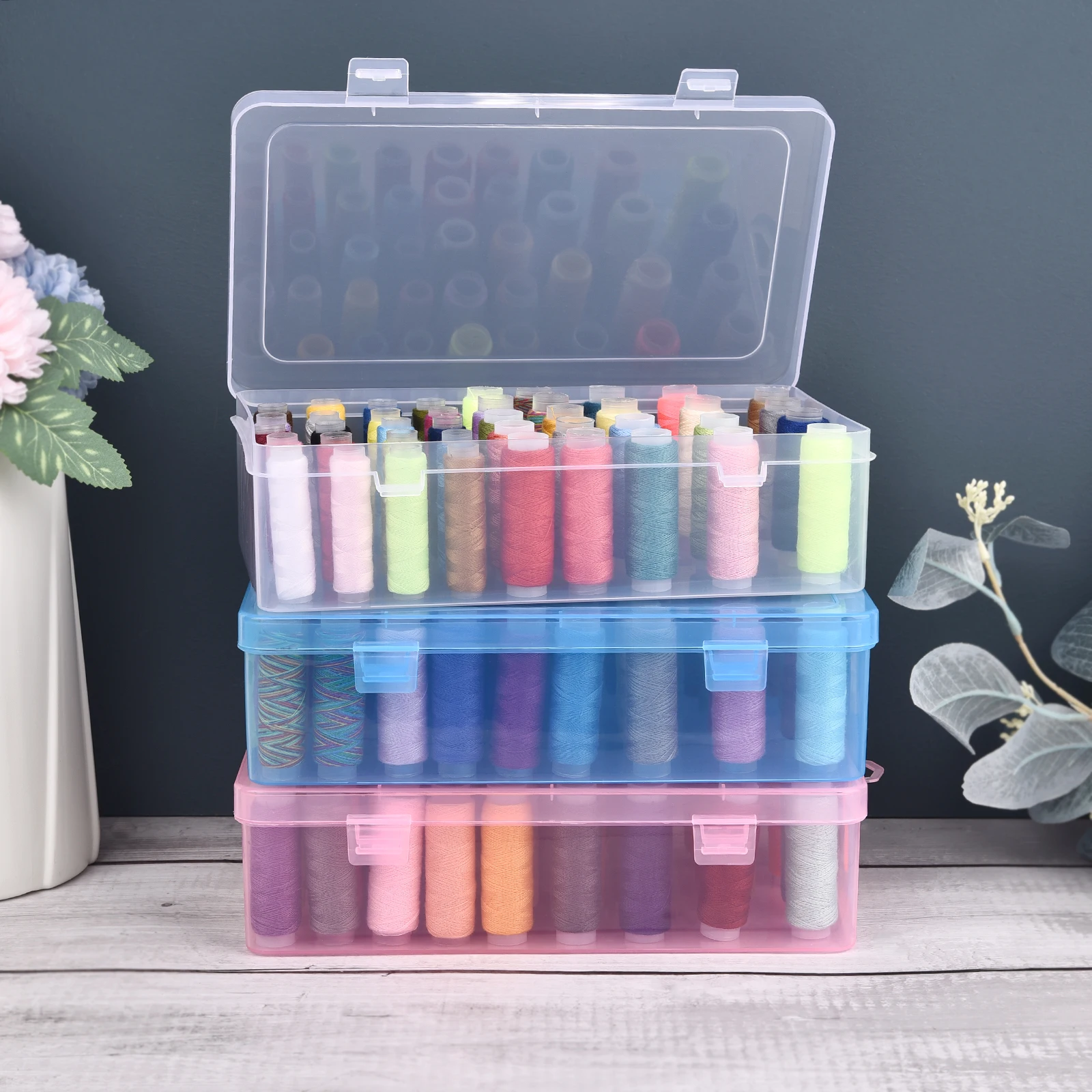 Nieuwe 24 Grids Spool Organize - Bobbin Organizer Box recensie en prijs