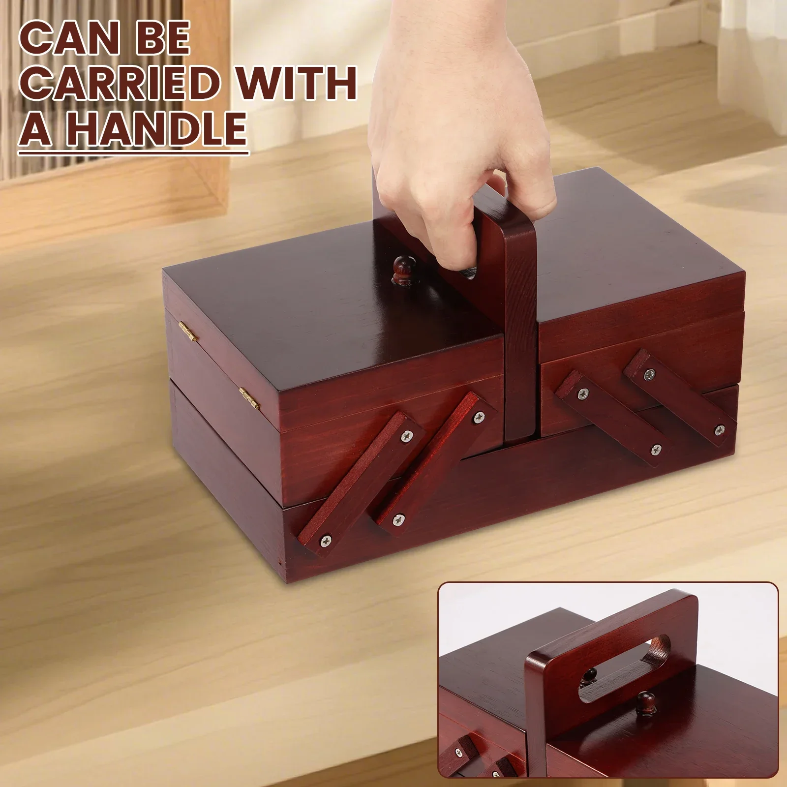 Uitbreidbare naaigarenbox van  - Bobbin Organizer Box recensie en prijs