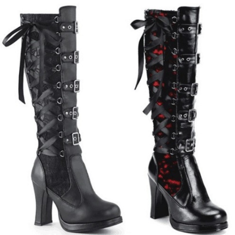 Punk gotische stijl dames knie - Sewing Cloth recensie en prijs