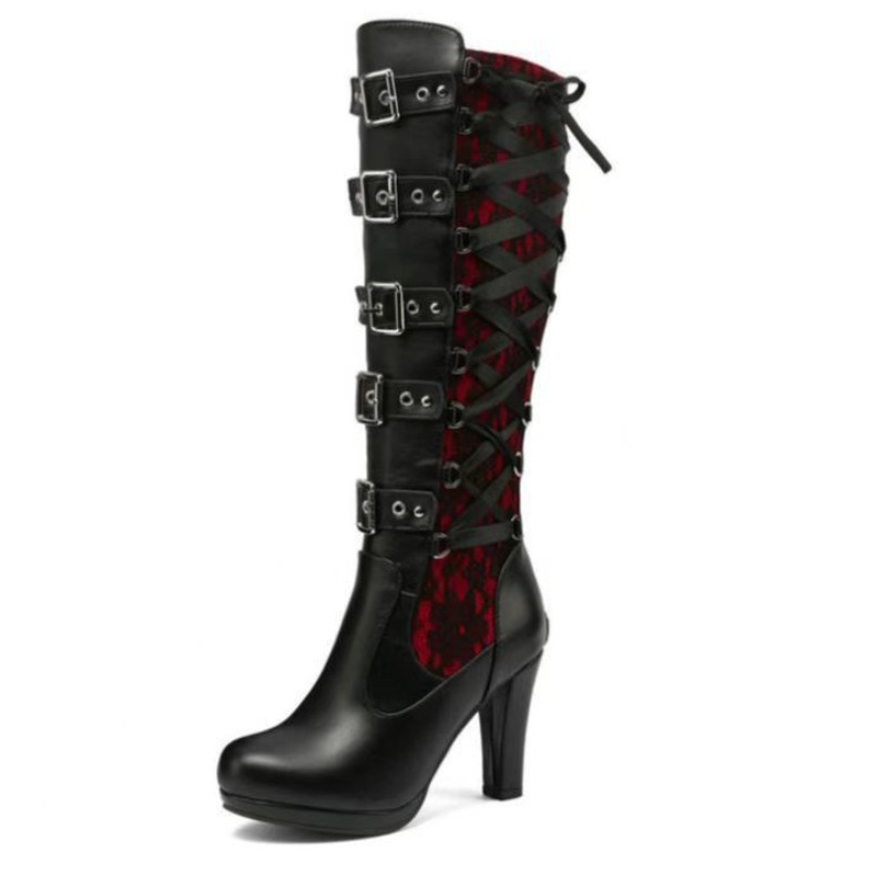 Punk gotische stijl dames knie - Sewing Cloth recensie en prijs