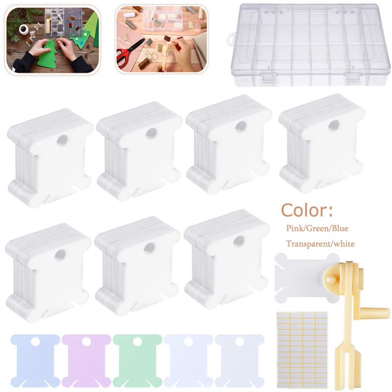1/50/100/500 st Plastic Kruiss - Bobbin Organizer Box recensie en prijs