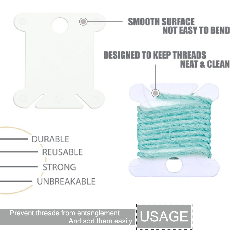1/50/100/500 st Plastic Kruiss - Bobbin Organizer Box recensie en prijs