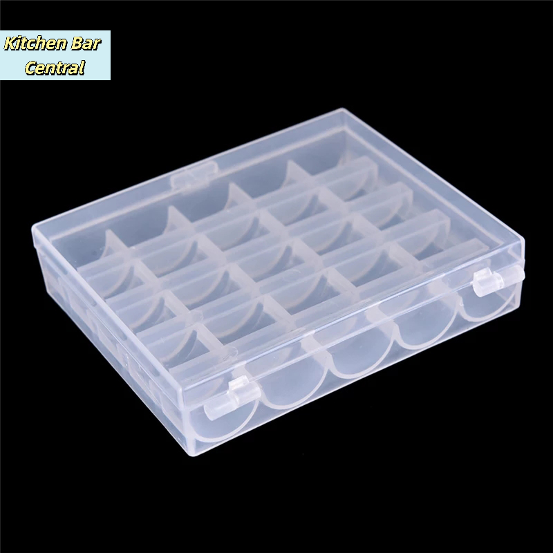 【25 spoelen lege spoelen naaim - Bobbin Organizer Box recensie en prijs