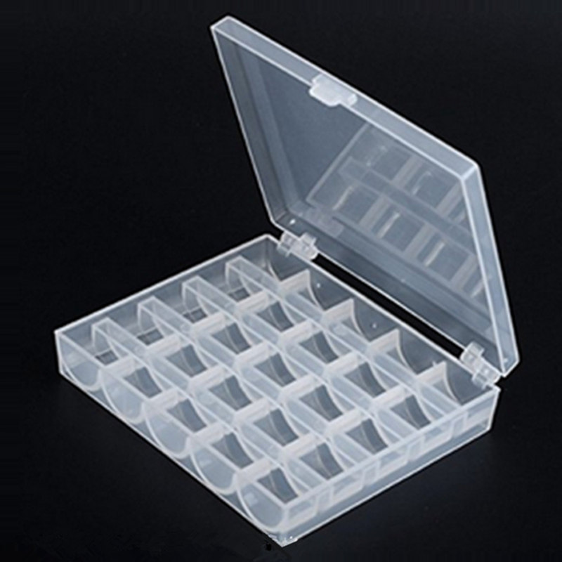 1PC 25 Slots Plastic Spoel Opb - Bobbin Organizer Box recensie en prijs